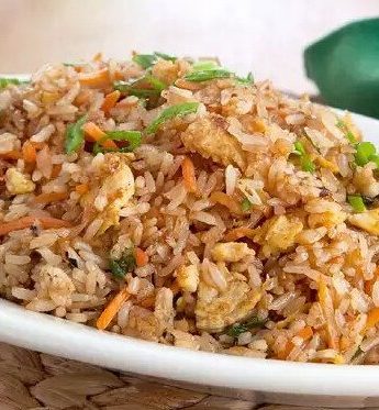 Vietnamese chicken fat rice