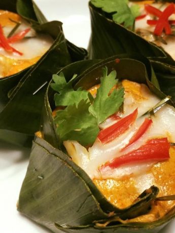 Thai Curried Fish Custard Hor Mok